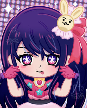 Ai Hoshino Chibi Art Ai Hoshino Chibi Art